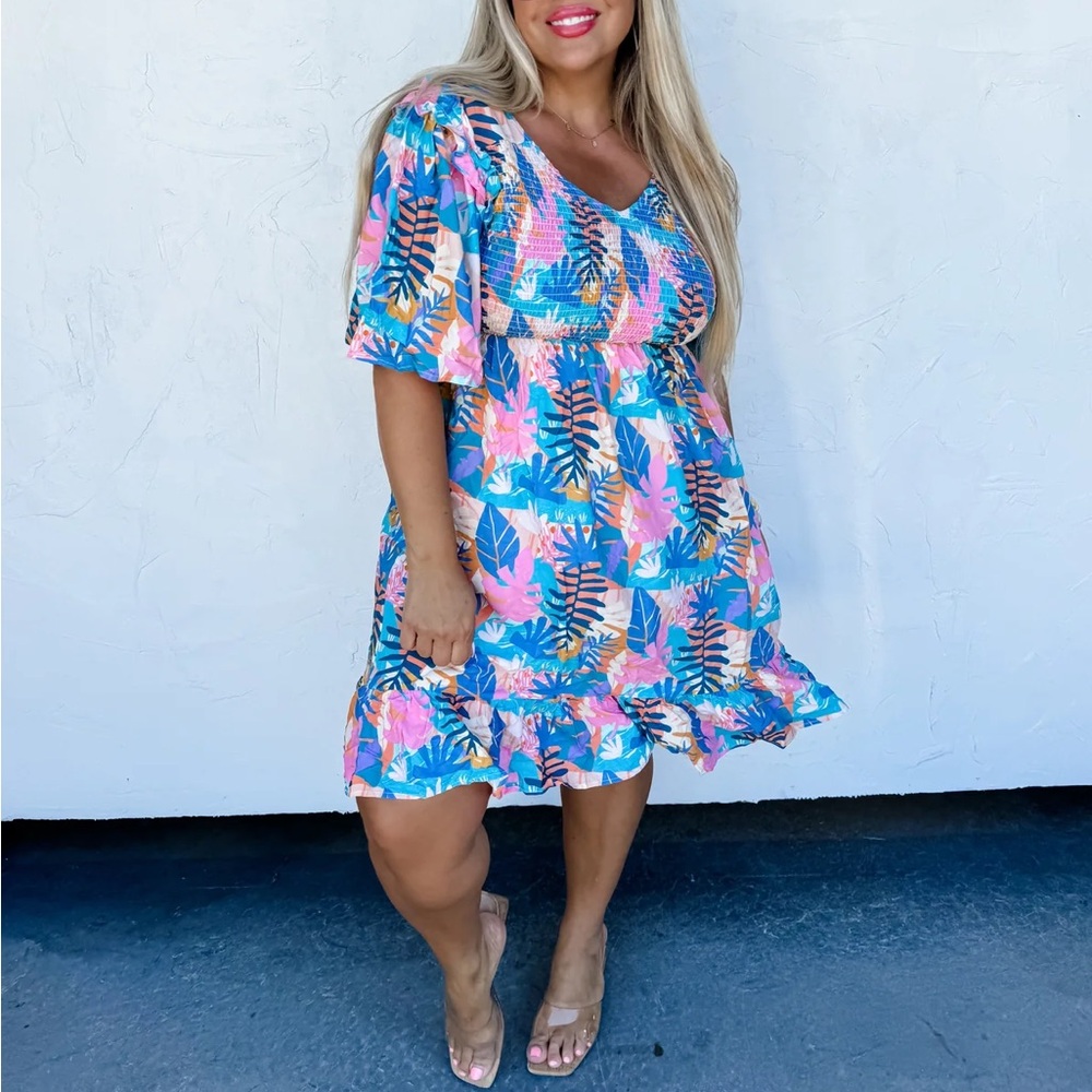 So Pretty Smocked Bust Dress